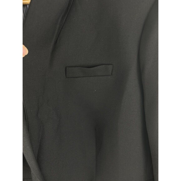 J Crew Factory Original Schoolboy Blazer Black SZ 22 Gold Buttons Academia Lined - Picture 6 of 10